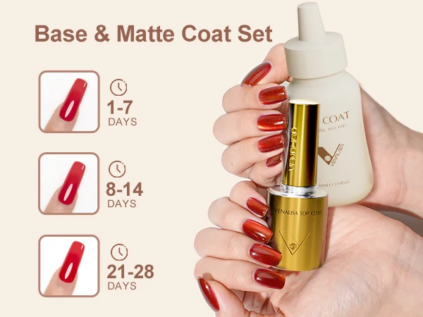 Schnelle Nachfüllung Venalisa Diamond Top Coat Long Wear Anti-Yellow TPO FREE HEMA FREE Top Coat Soak Off UV/LED No Wipe Tempered Top – Detail 4