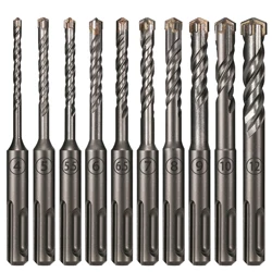 1Pc Calcestruzzo SDS Plus 4-12mm bit Croce Cutter testa doppio coclea Martello 110mm Muro Blocco di mattoni Martello elettrico Punta per muratura