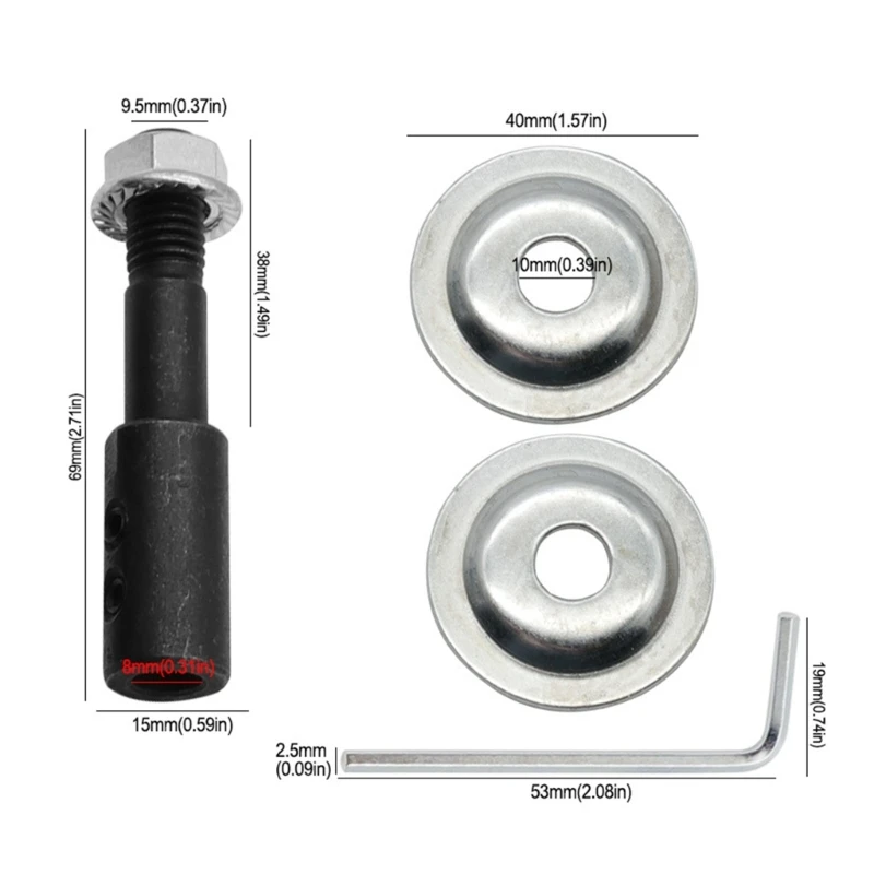 Tige meulage polissage multifonctionnelle pour table moteur électrique