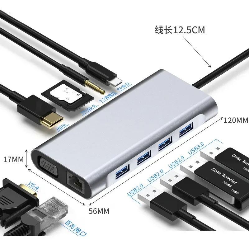 11 In 1 Usb Hub 3.0…