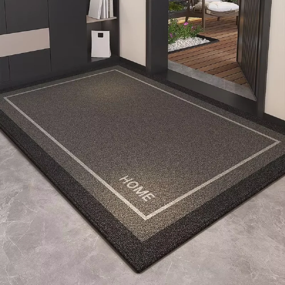 

VIKAMA Loop Pile Carpet Dirt Resistant Non-Slip Mat Porch Shoe Change Area Door Rug Household Absorbent Foot Mat Home Decoration