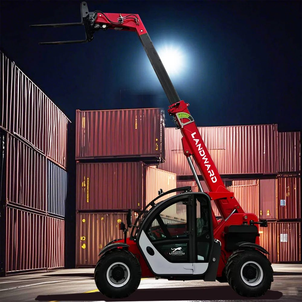 

Factory Telehandler Handling Equipment Site Construction Telehandler 3 Ton Small Wheeled Crane Customized Telescopic Handler