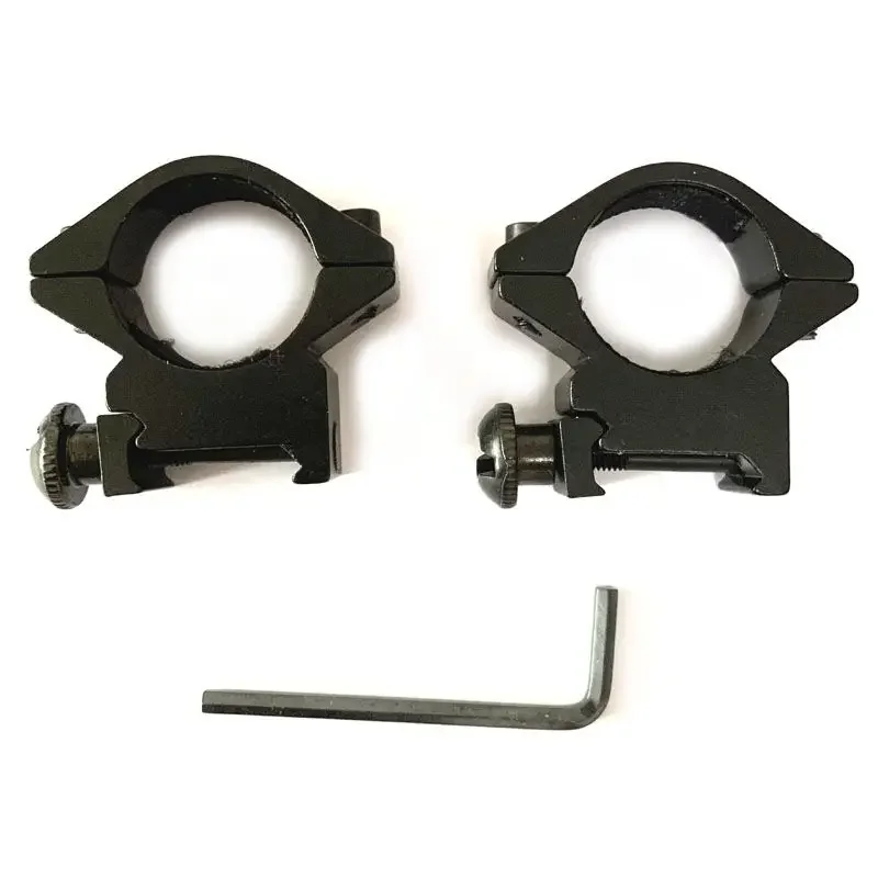 

1 Pair Hunting Rifle Scope Mounts Ring Dia 25.4mm Tube Scopes 20mm Dovetail Picatinny Rail Tactical Flashlight Mount