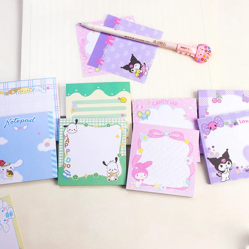 The cute cartoon patterned Kawaii notebook is the perfect gift for anime and stationery enthusiasts, with a portable message