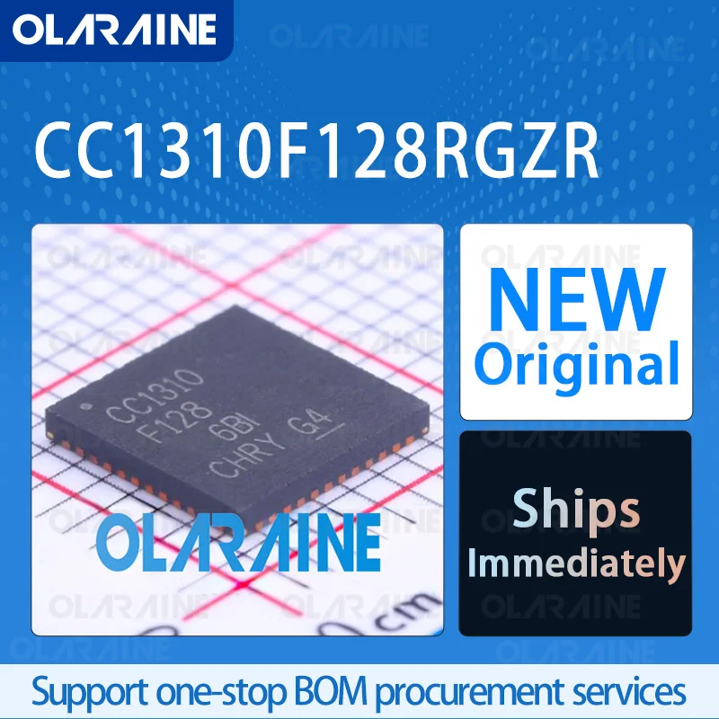 

1/5/10Pcs CC1310F128RGZR VQFN-48 original ic chip controller RoHS Core Cortex M3 Operating frequency Sub-GHz Voltage -3.8 V