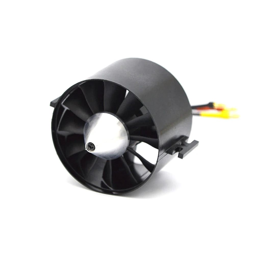 HOOKLL 70mm 12-Blade EDF Ducted Fan for F16 710mm Wingspan RC Jet Fixed Wing Airplane Upgrade Parts