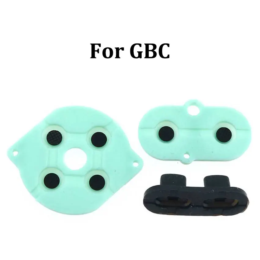 1set Rubber Conductive Buttons A B D pad For GameBoy Classic GB GBA GBC GBP GBA SP GBM Silicone Start Select Keypad Repair parts