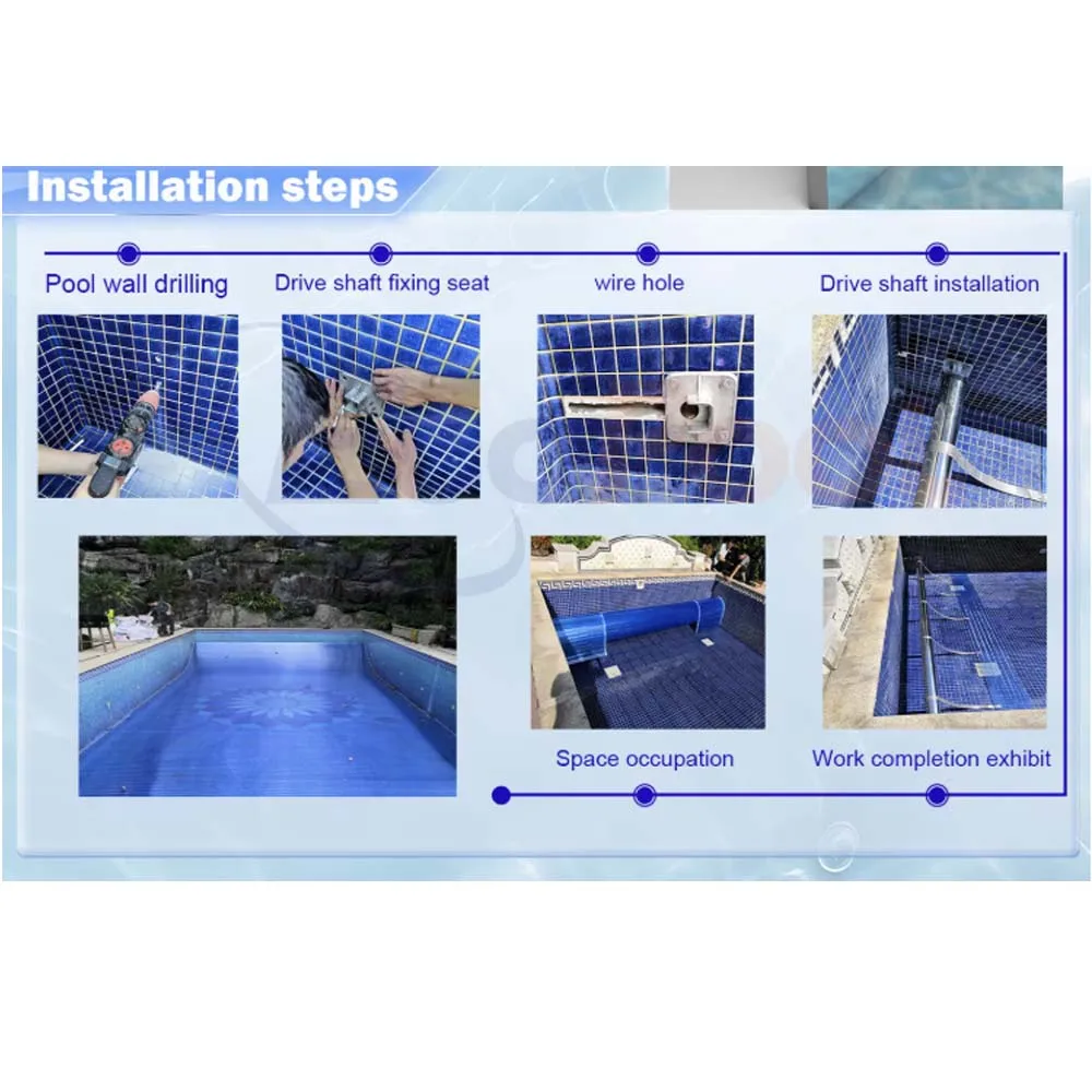Factory OEM Customization Swimming Pool Cover Pool with Cover Retractable Pool Cover