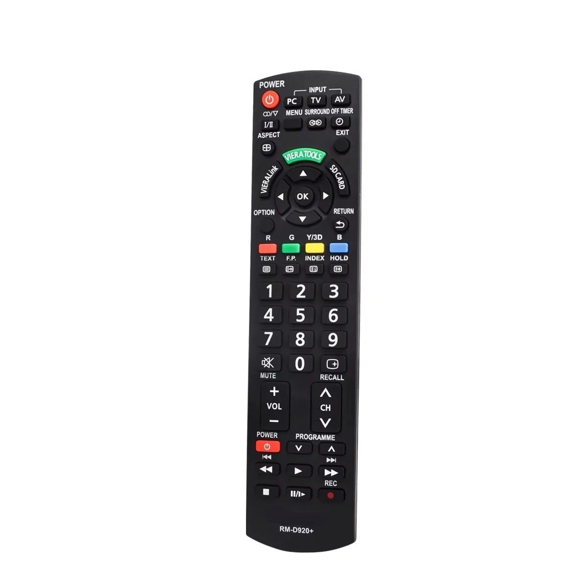 New Infrared Remote Control RM-D920+ for Panasonic Televisions with RC02013 No Setup Required