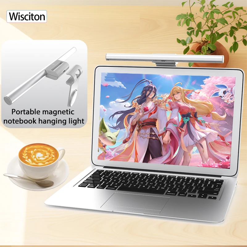 

Световая панель для монитора ноутбука Светодиодная панель RGB для ноутбука Бесплатная установка Портативная световая лента для работы Игры Обучающий свет RGB Атмосфера