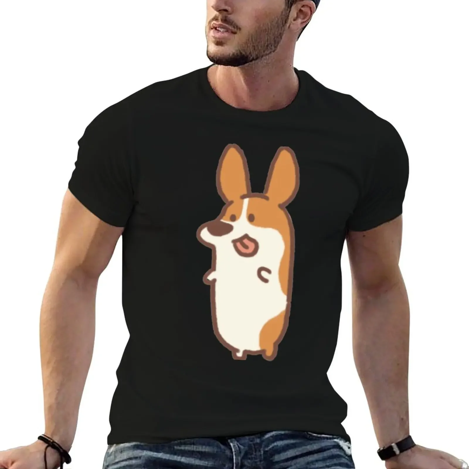

Animal Restaurant - Camiseta Corgi, regalos lisos para novio, camisetas blancas para hombre
