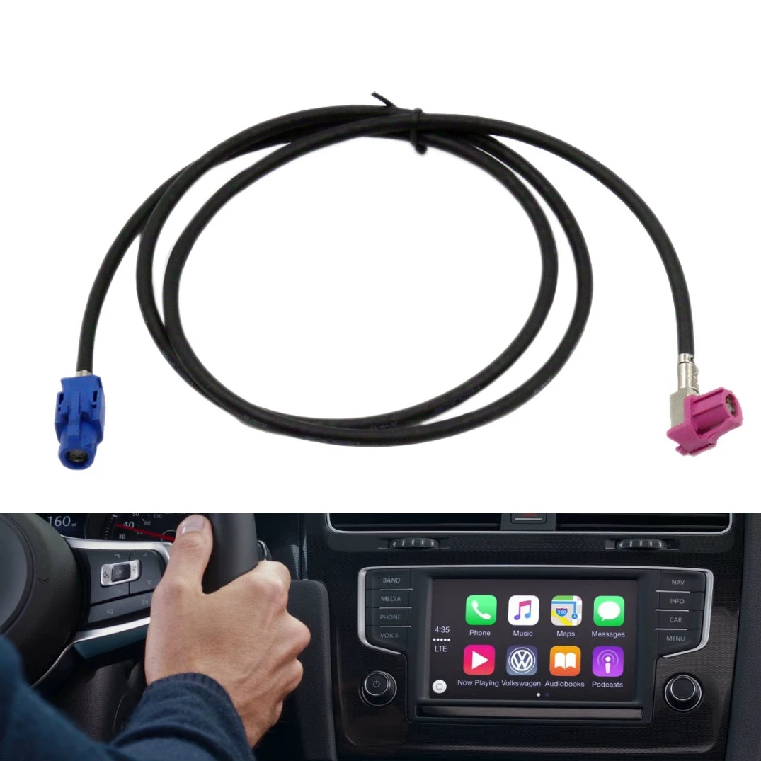 NEW HOT In Stock-For Passat B8 Tiguan MQB MIB STD2 ZR NAV Discover Pro Radio Screen Cable Wire Harness 100CM
