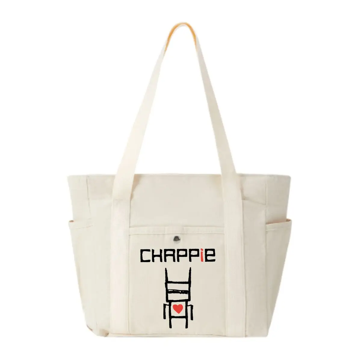 

Chappie Robot Art Graphic Solid Color Versatile Lazy Style Crossbody Bag Large Capacity Commuter Tote Bag