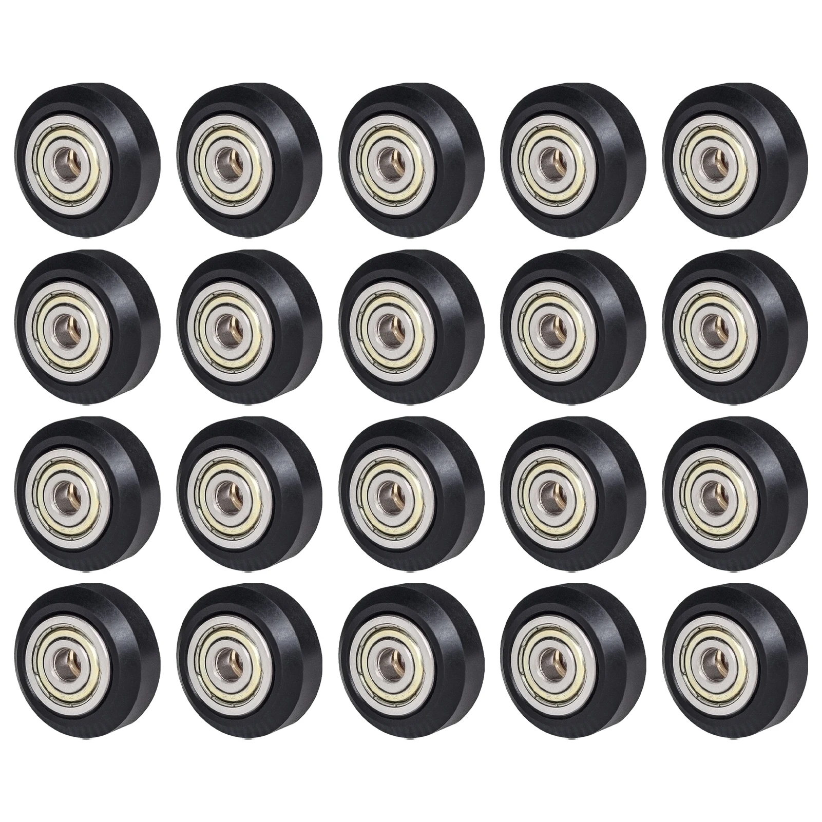 3D Printer Parts POM Pulley Wheel 625zz Idler Pulley Gear Passive Round Wheel Compatible with  Ender 3 CR-10 CR-10S