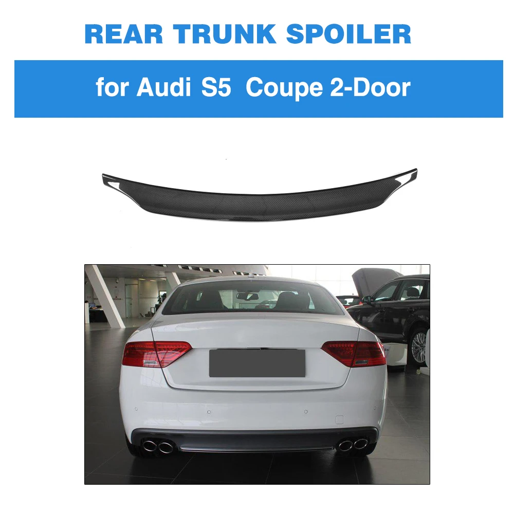 Fashion Upgrade Carbon Fiber Rear Spoiler forAudi S5 Coupe 2-Door 2009-2016