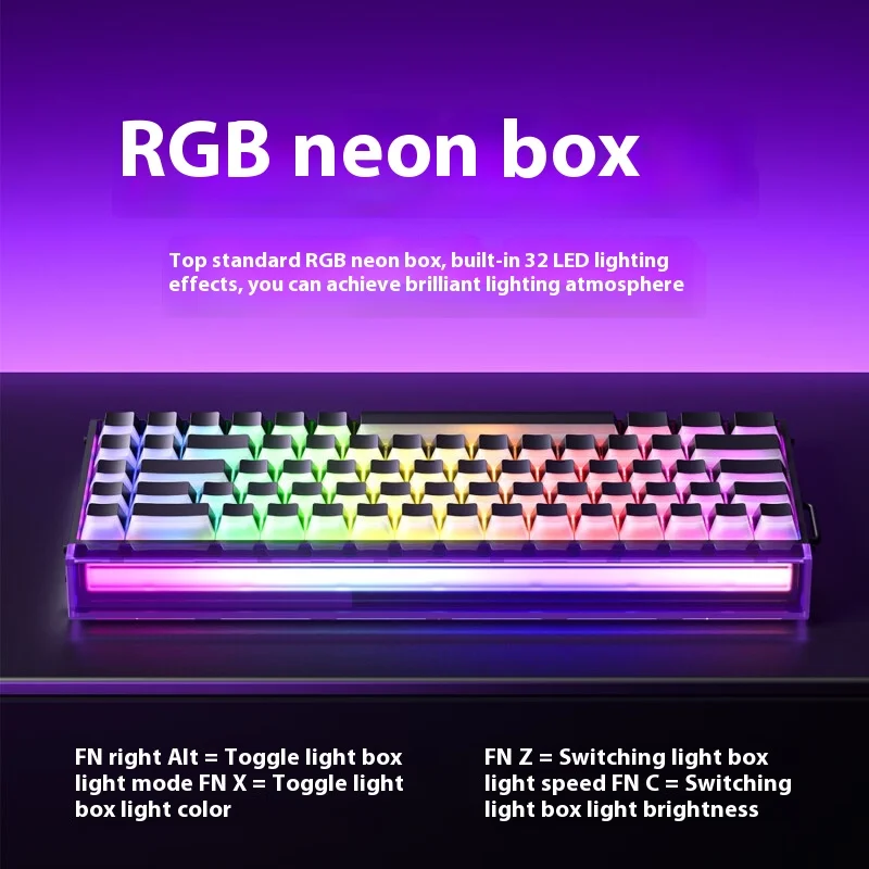 AULA HERO 68HE teclado para juegos interruptor magnético HERO 68 HE con cable RGB intercambio en caliente teclado mecánico e-sports accesorios personalizados