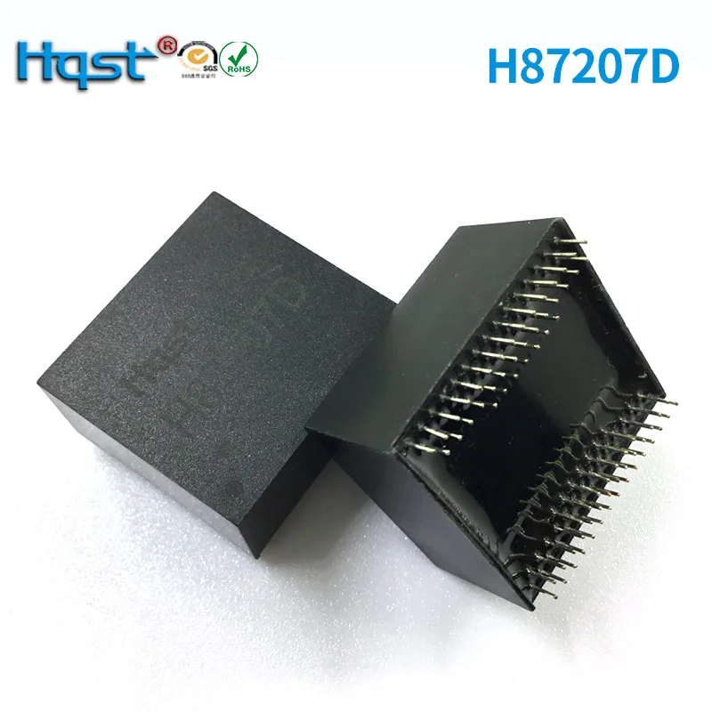 H87207d Direct Plug 72pin Gigabit Network Transformer Factory Direct Supply Autocoupling Double Ring Isolation Filter