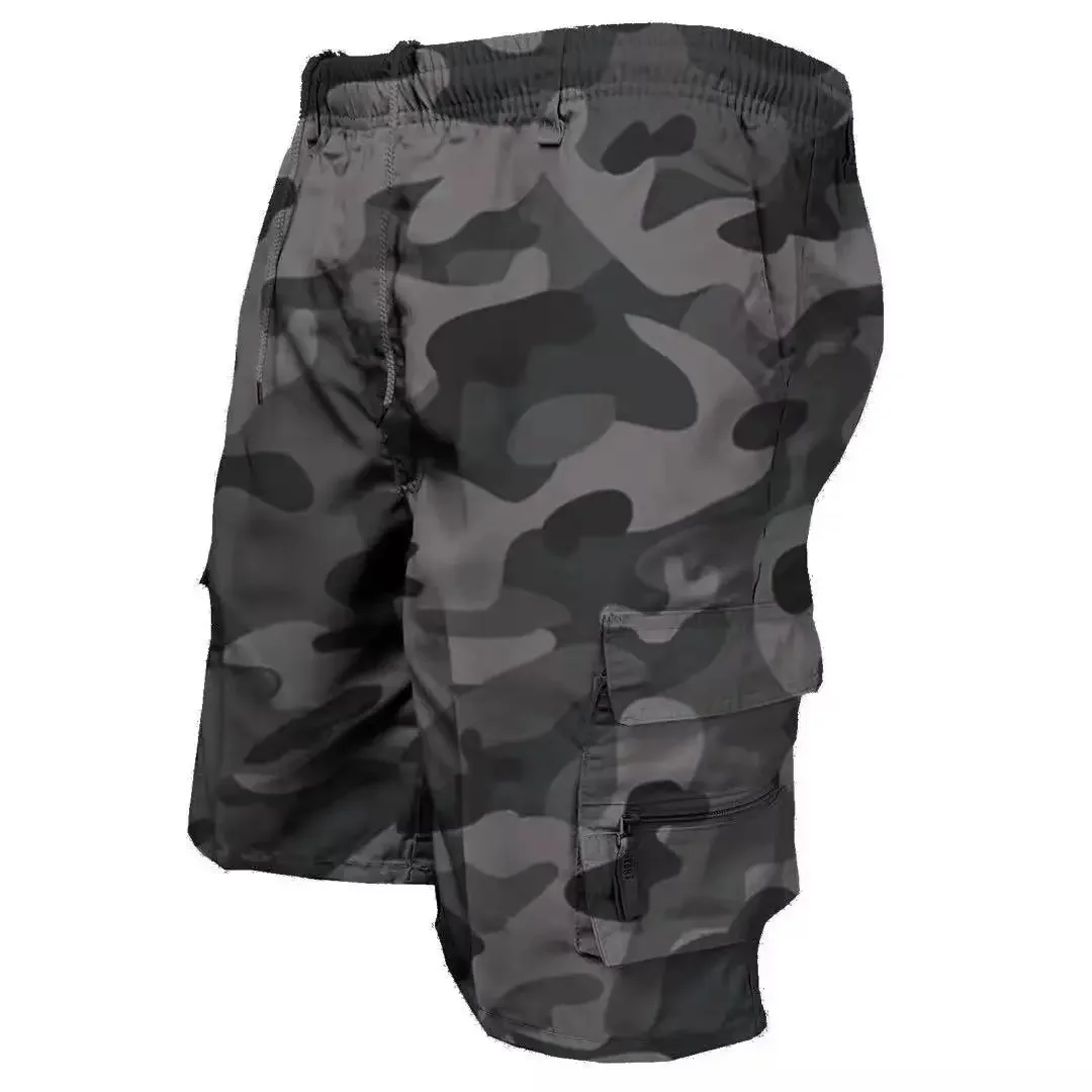 Fashion Men\'s Military Cargo Shorts Mens Tactical Pants Casual Big Pocket Sports Slacks Panels Trousers Plus Size for Male