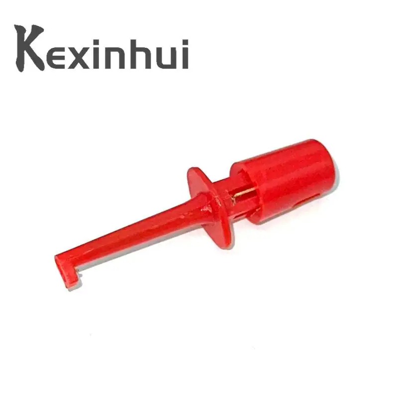 10 шт Мини один тест крюк клип тест зонд для электронного теста IC захват маленький размер круглый крокодил Клип крюк Тест Зажим