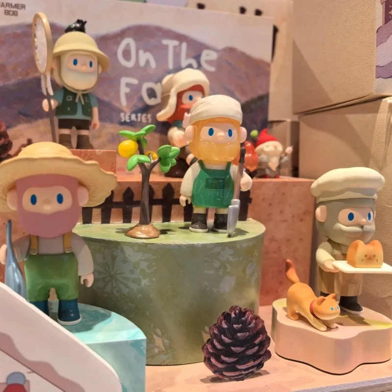 Farmer Bob On The Farm Collection Decoration Blind Box Desktop Decoration Statues Trendy Play Mystery Box Collection Gifts