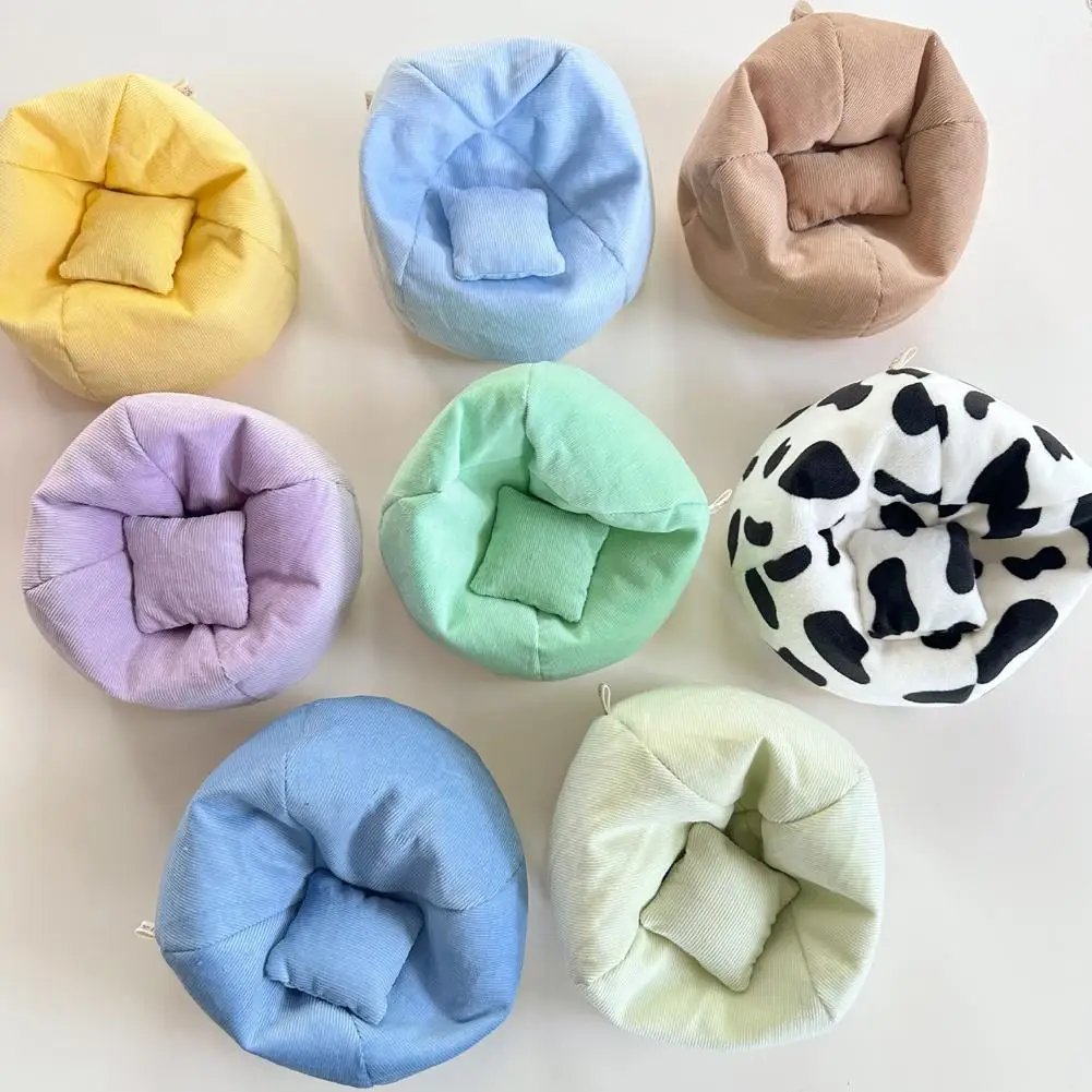 Doll Mini Small Sofa Bed For Labubu Sit And Party Series Doll Accessories Vehicle-mounted  Decoration