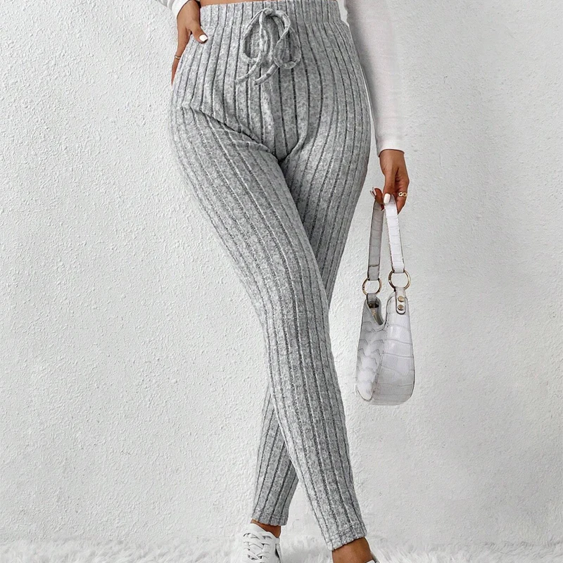 

Women's Casual Drawstring Leggings Comfortable Breathable Sports Running Leggings Women Seamless Women's Clothing