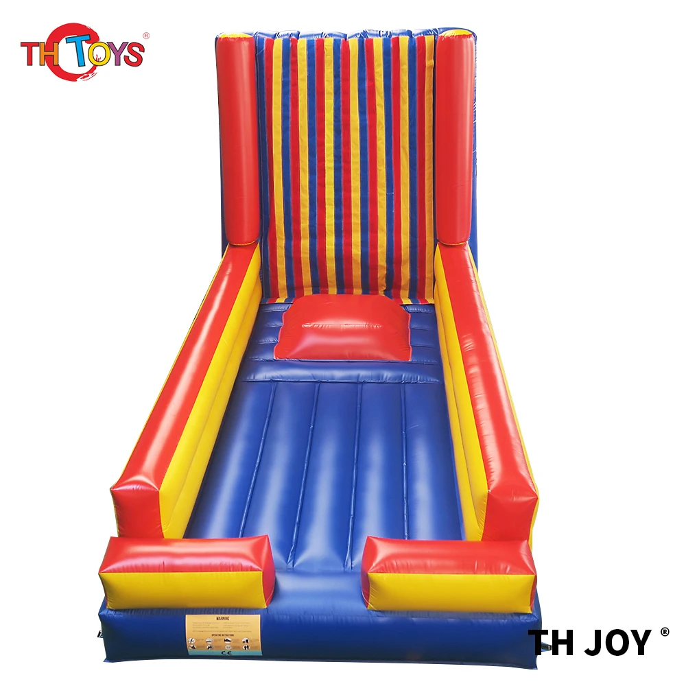 Mur de saut collant gonflable gonflable avec costumes lit de saut collant d'escalade gonflable