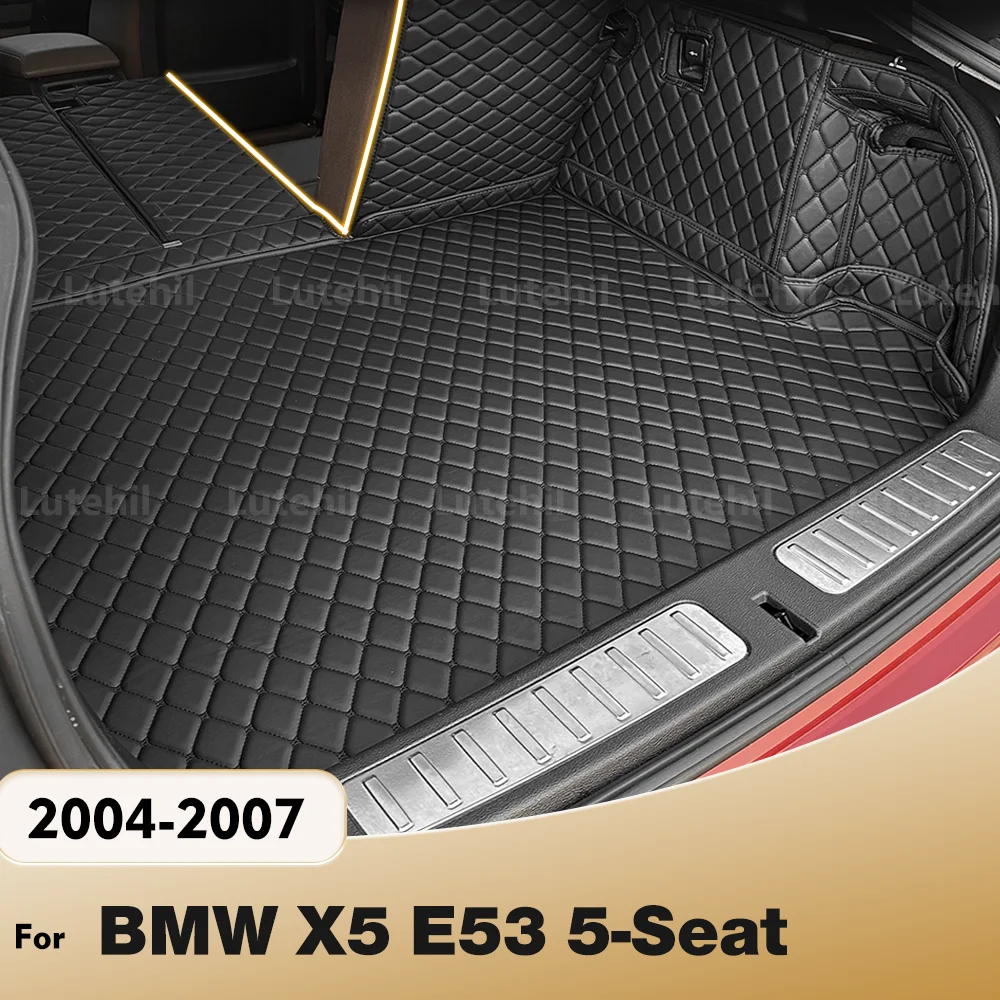 

Для BMW X5 E53 5-местный 2004-2007 06 05, полный коврик для багажника Lutehil, чехол для багажника автомобиля, накладка на багажник, аксессуары для интерьера