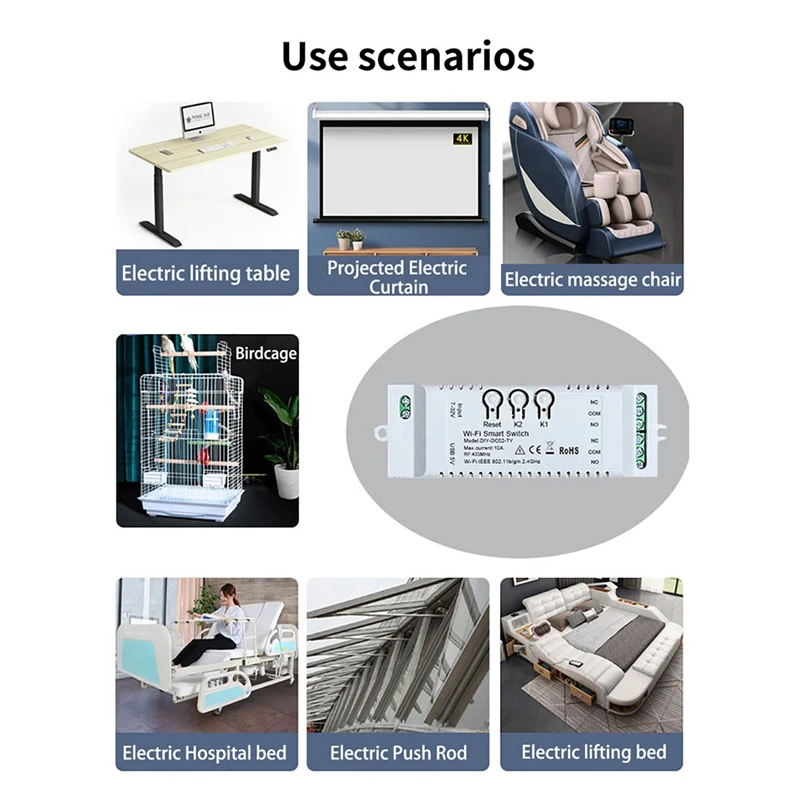 ใหม่ 2CH Tuya Wifi สมาร์ทสวิทช์ DIY จับเวลา USB 5V 2.4G Wifi Smartlife Home Automation โมดูลสําหรับ Alexa Google Home IFTT