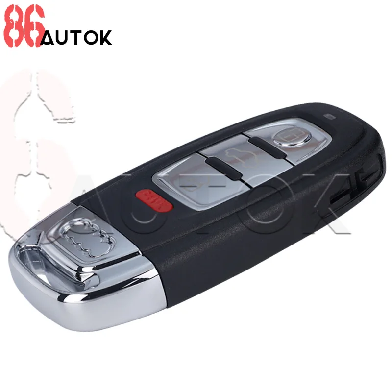 Zamiennik kluczyka samochodowego do Audi Quattro Q5 Q7 A6 A8 A4L A3 A4 A5 A6 A8 Obudowa pilota samochodowego 3/4 Przyciski