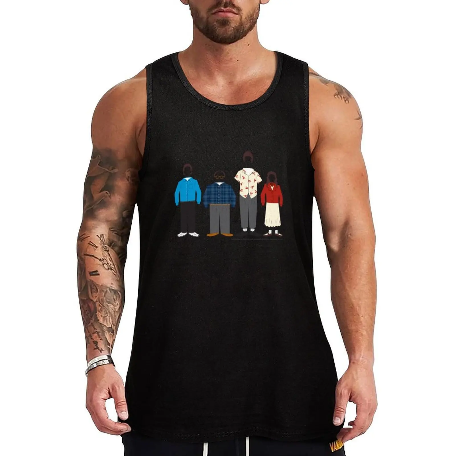 

Cast Outlines Tank Top Gym t-shirt man sleeveless man shirts man sexycostume