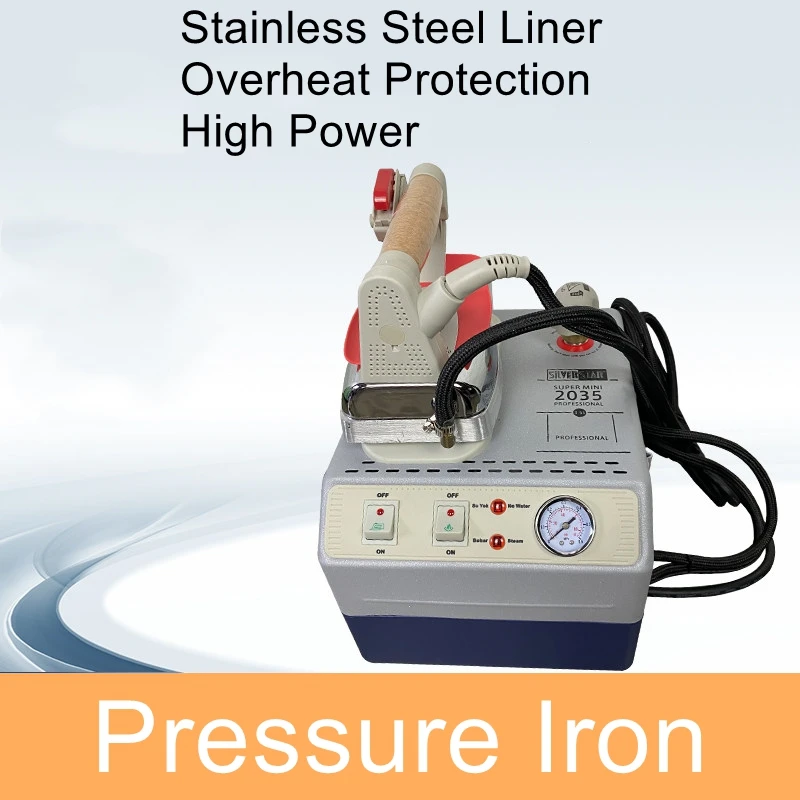 High-Power Boosted Industrial Electric Iron; Pressure-Fed Electric Steam Boiler Iron; Electric Iron with Boiler
