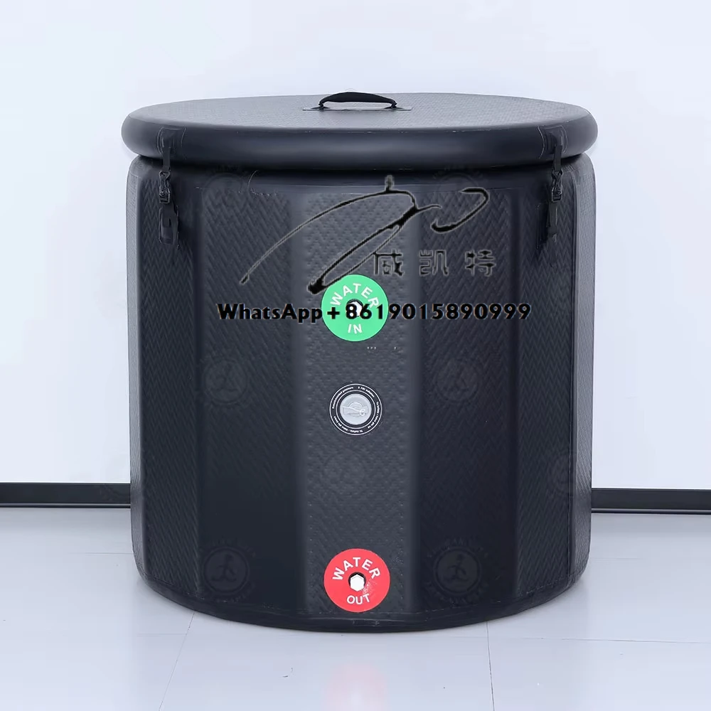 Optional Premium Chiller The Cold Pod Ice Bath Elite Recovery Cold Plunge Barrel with Lid for Athletes