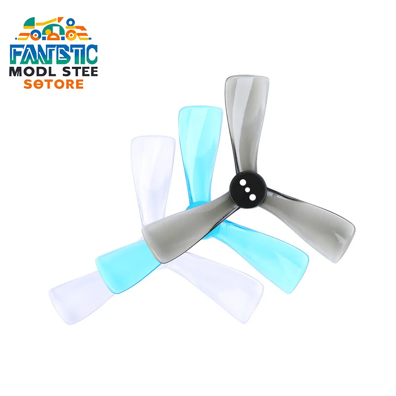 2 Pairs Of Protek25 Nazgul Cine 2525 Three Bladed 2.5-Inch Propellers For Fast And Efficient Model Flight Fixed Wing Accessories