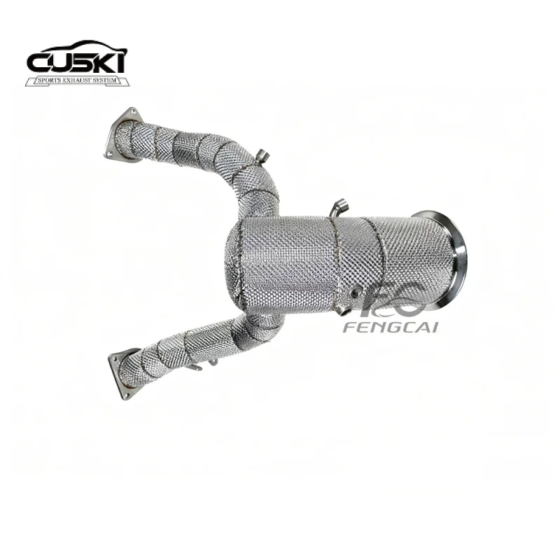 

Выхлопной коллектор для Porsche Macan S 3.0T 2020-2023 с изолированными выхлопными трубами Нелегкий неиспразный свет Уменьшает устойчивость к выхлопным покрытием