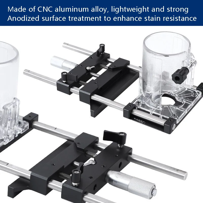 Trimming Machine Slotting Backer Fine-Tuning Bracke Positioningt  Ruler Linear Guide Woodworking Slotter Track