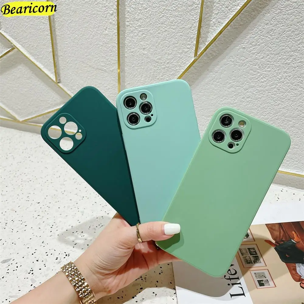 Original Square Liquid Silicon Case Fr Huawei Nova Y61 10 9 SE Honor X8 X6 X40 X40i X20 X30 X30i Play 4T 5 5T 6C 6T Pro Cover