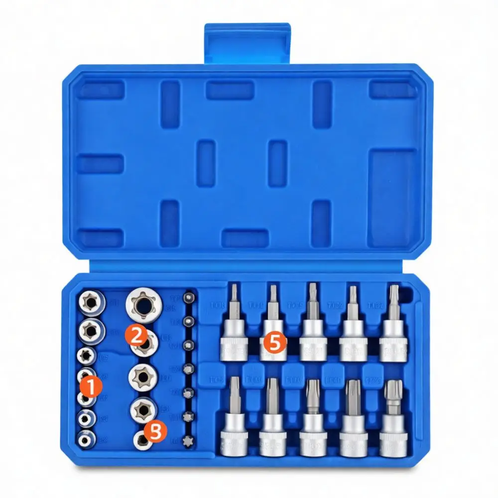 Advanced Maintenance Tool Kit Magnetic Handle Alloy Bits Compact Reliable System For Watch Eyeglass Smartphone Gadget Fixing