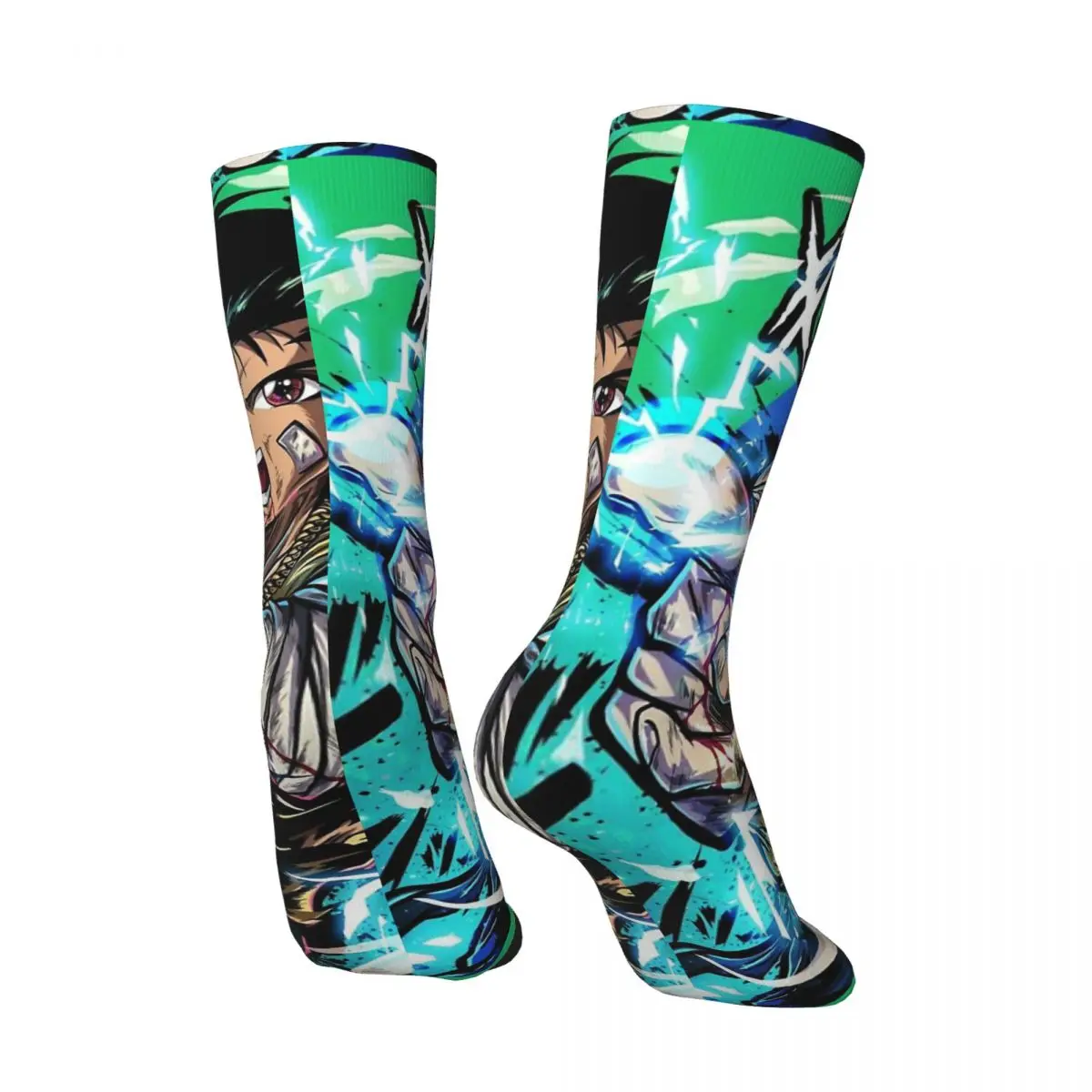 Urameshi Yuusuke, A Juvenile Delinquent Crazy Men's compression Socks Unisex Yu yu hakusho Street Style Seamless Crew Sock