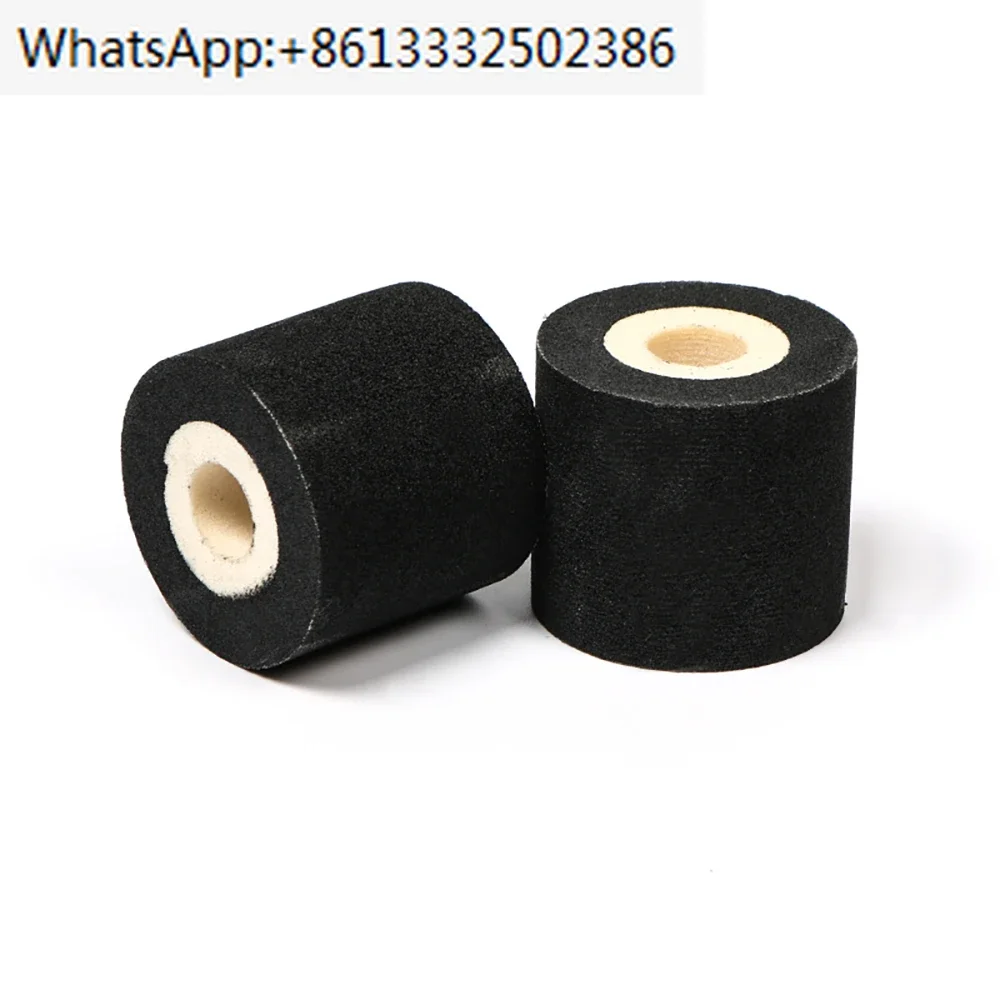 

36*32MM 10PCS Energy Saving Black Hot Printing Ink Roll hot ink roll for Coding Machine to Print Expiry Date/Batch No