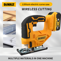 Dewalt Cordless Electric Jig Saw 18V Scroll Saw Variable Speed Scroll Jigsaw Brushless Power Tool Multi-Function  Wood Tool