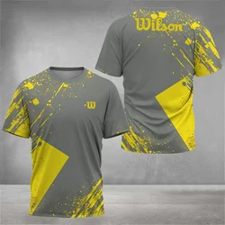 Summer men's quick drying sports T-shirt fashionable tennis badminton basketball short sleeved T-new men's clothing