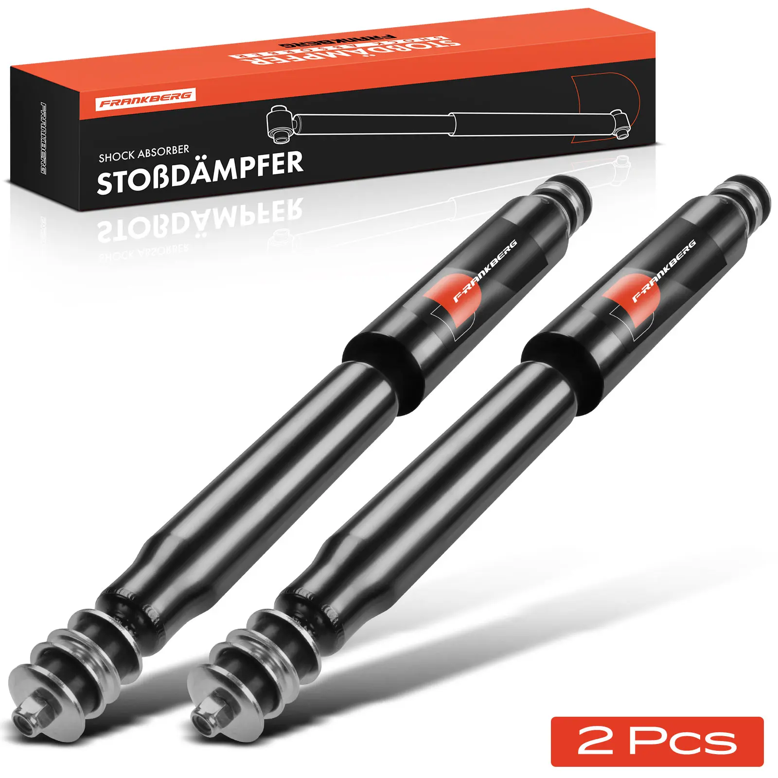 Frankberg 2x Stoßdämpfer Vorderachse für Toyota Land Cruiser J7 4.2L 1990-1999 4851169266 345009