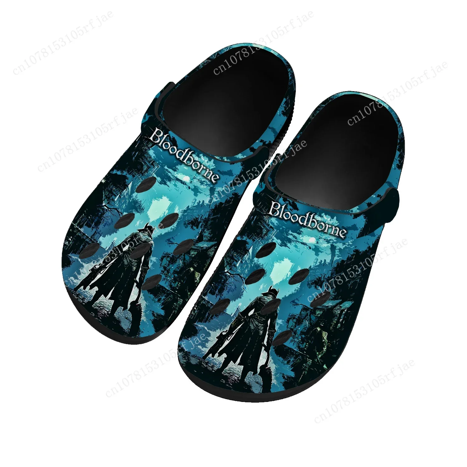 

Bloodborne Home Clogs Cartoon Game Mens Womens Youth Boys Girls Sandals Shoes Garden Bespoke Custom Shoes Beach Hole Slippers