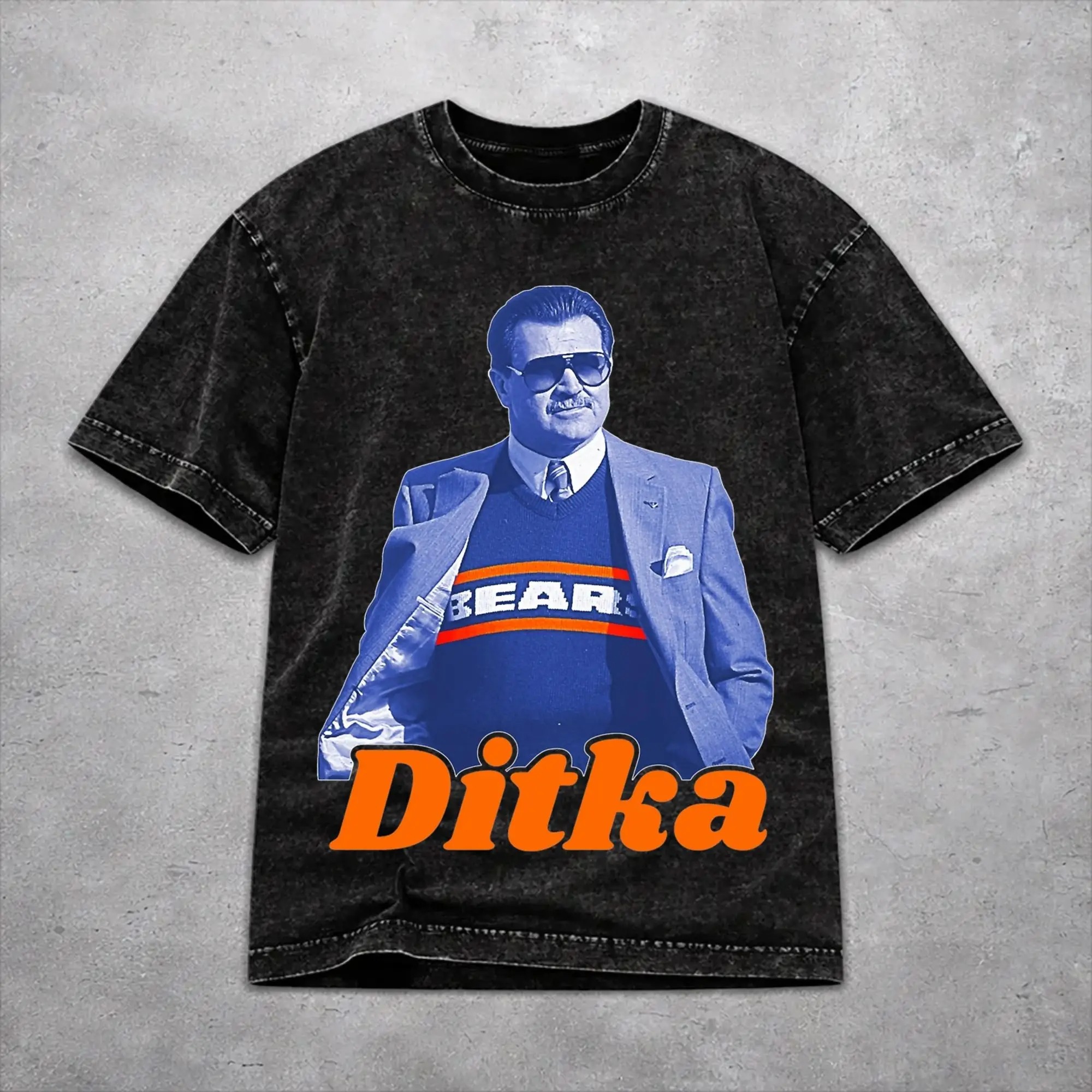 RIP Mike Ditka  Shirt Washed Style For Men Women Cotton Tee Shirts Clothes