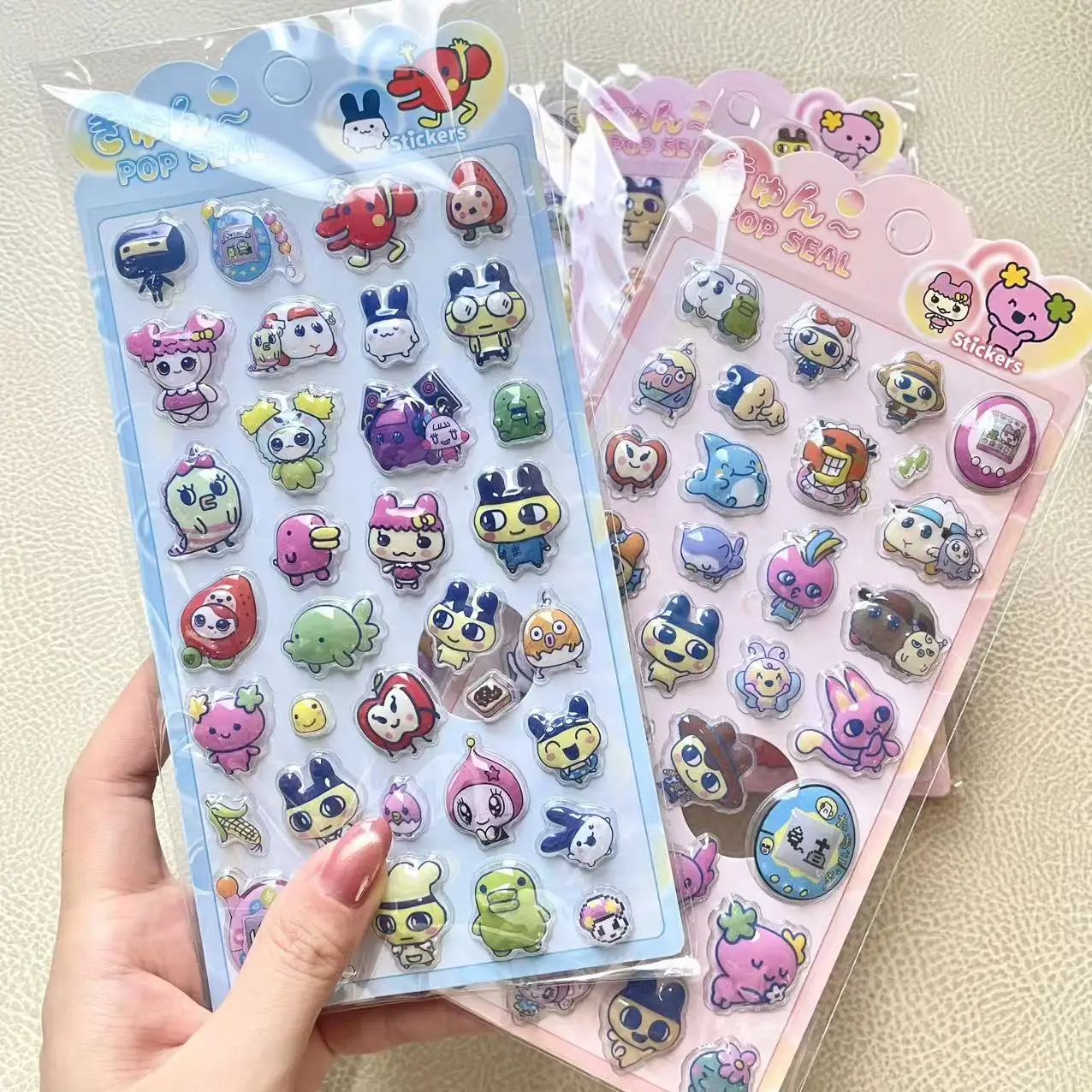 Cute Hot 3D Relief Crystal Drop Seal Stickers DIY Ornament For Laptop Phone Case Decor, Ideal Holiday Gifts