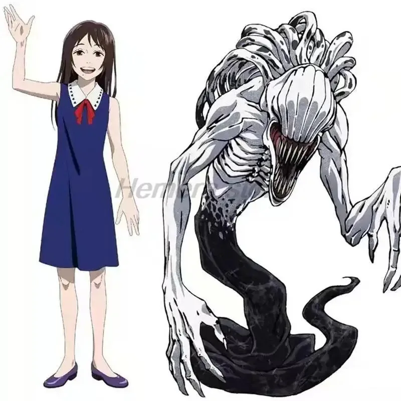 2025 11 60 سنتيمتر ريكا أوريموتو JJK بني داكن طويل مستقيم الشعر تأثيري أنيمي شعر مستعار مقاومة للحرارة بيروكات صناعية