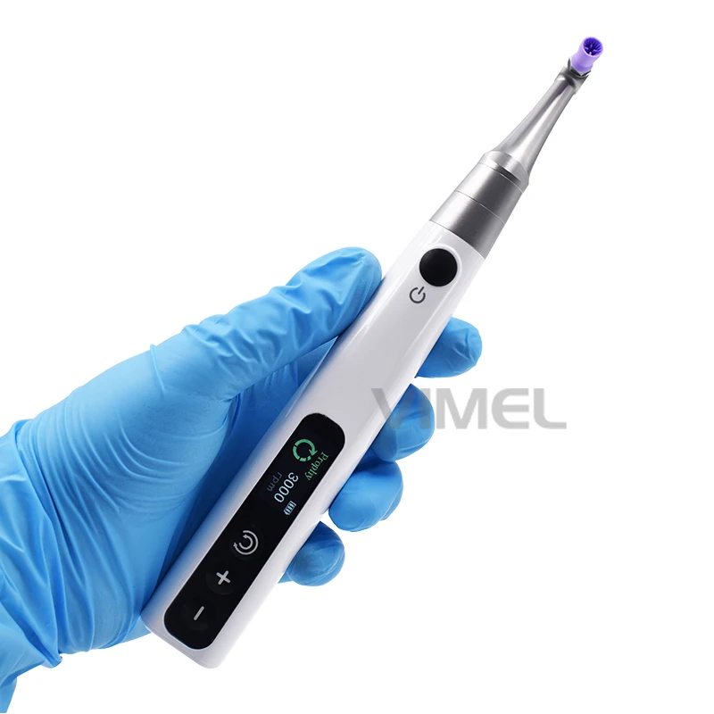 Cordless Dental Prophy Motor with 4 Type Prophy Brushes 4:1 Contra Angle Dental Electric Polishing Machine view 2