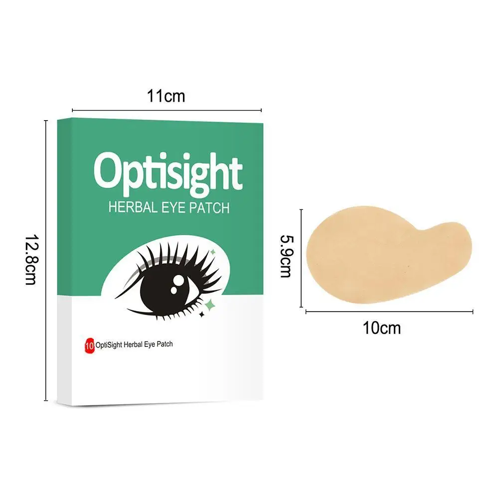 Parche de ajenjo para ojos, máscara de protección ocular, tratamiento de fatiga, mejora la vista, buena visión, miopía, ambliopía, parches de yeso