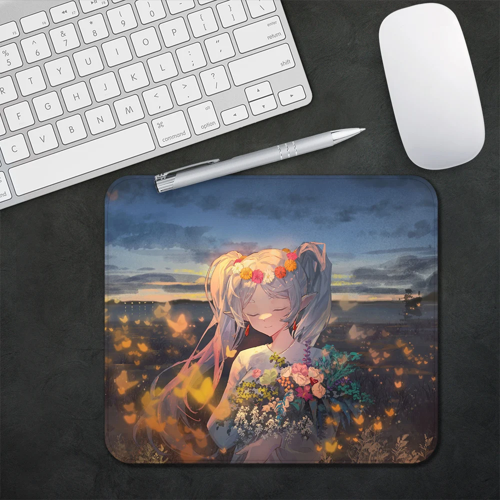 Hot Frieren Beyond Journeys End Gaming Mouse Pad XS Small Mousepad for PC Gamer Desktop Decoration Office Mouse Mat Deskmat Rug